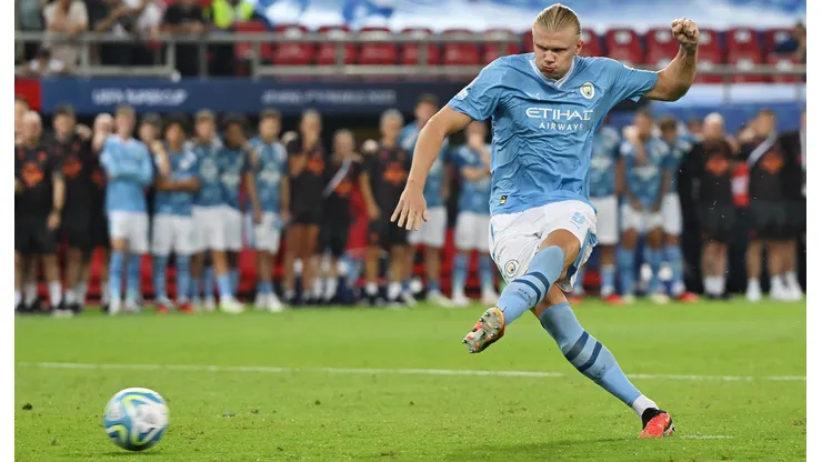Haaland abrió la definición a penales que consagró al City como nuevo campeón de la Supercopa