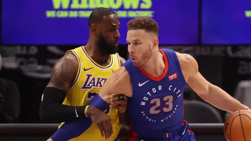 LeBron James vs. Detroit Pistons en la NBA.