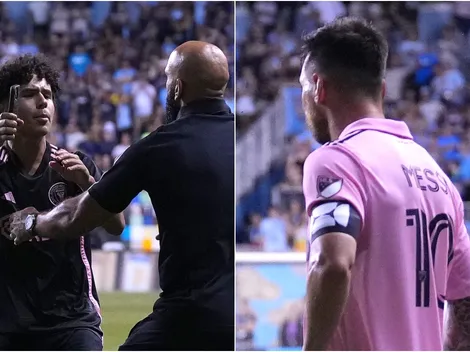 Video: El seguridad de Messi no dejó que un niño se tomara una foto con Leo