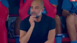 Sevilla abrió el marcador y el entrenador del Manchester City ni se inmutó.