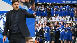 Mauricio Pochettino y jugadores Chelsea.