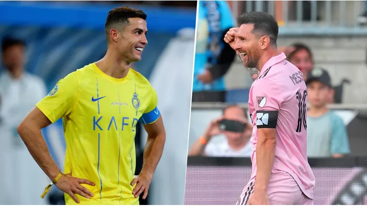 Cristiano Ronaldo y Lionel Messi podrían jugar el último enfrentamiento oficial entre ambos de la historia en el Mundial de Clubes de la FIFA del 2025. Getty Images.