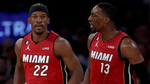 Jimmy Butler y Bam Adebayo, las dos estrellas de Miami Heat.