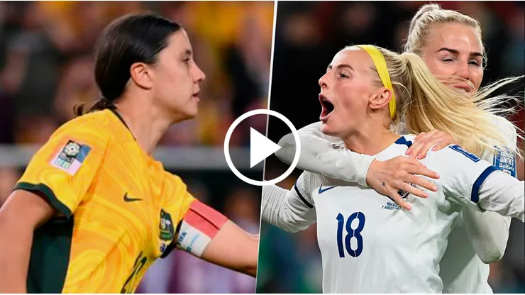 Australia vs. Inglaterra por el Mundial Femenino.