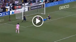 Messi desparramó a la defensa de Philadelphia y casi marca el segundo.