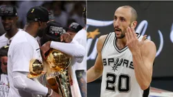 LeBron James y Manu Ginóbili.