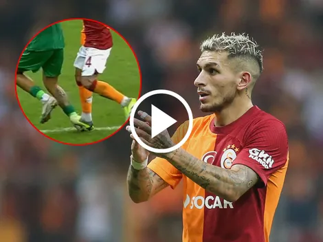 VIDEO | Torreira vio la roja por llegar tarde y pisar a un rival