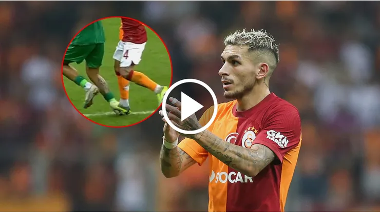 VIDEO | Torreira vio la roja por llegar tarde y pisar a un rival