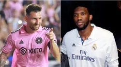 Lionel Messi y Joel Embiid.