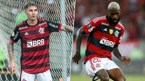 Gerson y Guillermo Varela a las piñas en Flamengo