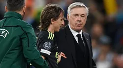Luka Modric estaría molesto con Carlo Ancelotti por la poca participación en el Real Madrid. Getty Images.
