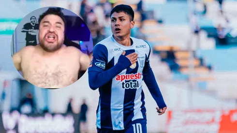 Hincha de Alianza Lima se desnuda con gol de Jairo Concha