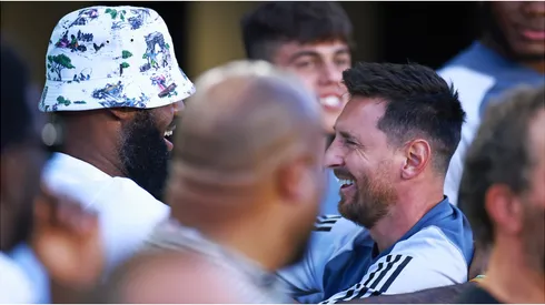 LeBron James y Lionel Messi