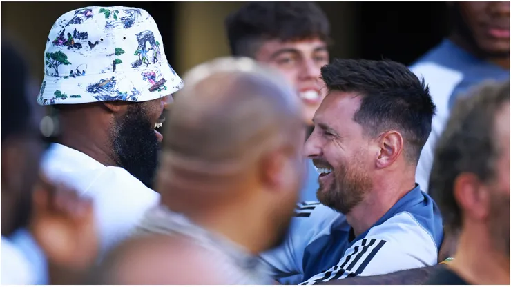 LeBron James y Lionel Messi