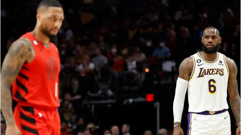 LeBron James y Damian Lillard