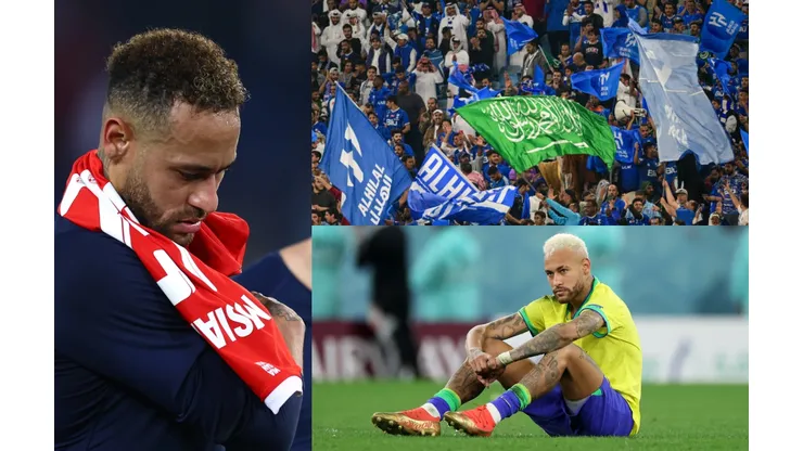Neymar, Arabia y selección de Brasil.