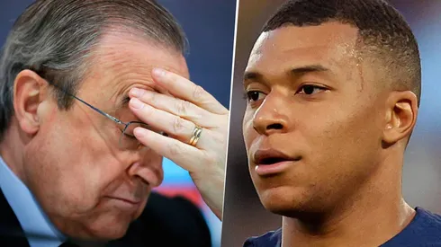 Florentino Pérez no perdonaría a Kylian Mbappé por su posible renovación con el PSG. Getty Images.