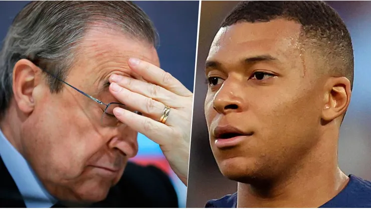 Florentino Pérez no perdonaría a Kylian Mbappé por su posible renovación con el PSG. Getty Images.