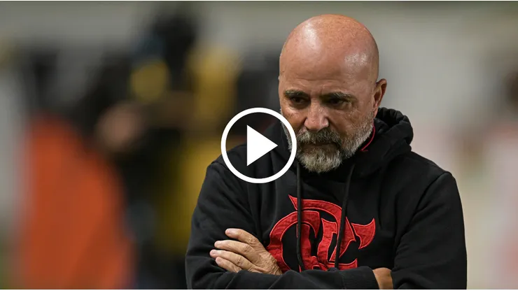 Los hinchas de Flamengo le gritaron 'BURRO' a Sampaoli por un cambio