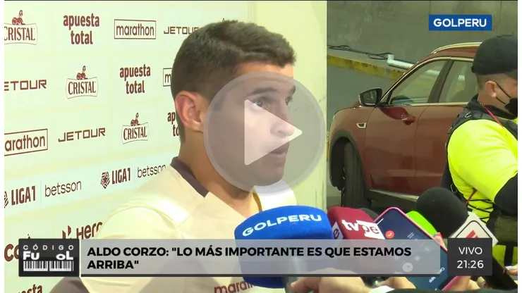 Corzo resta importancia a criticas sobre el juego de la "U"