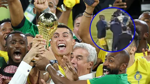 A los festejos de Cristiano se le sumó una pelea entre jugadores de Al Nassr y Al Hilal.