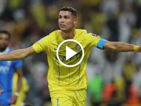 ¿El gol del título? CR7 completó el doblete ante Al Hilal