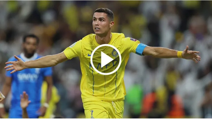 ¿El gol del título? CR7 completó el doblete ante Al Hilal