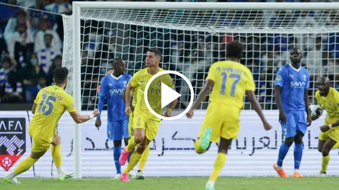 Cristiano Ronaldo celebra el gol del empate.