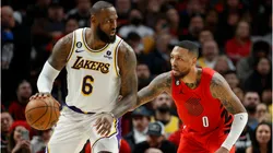 LeBron James y Damian Lillard