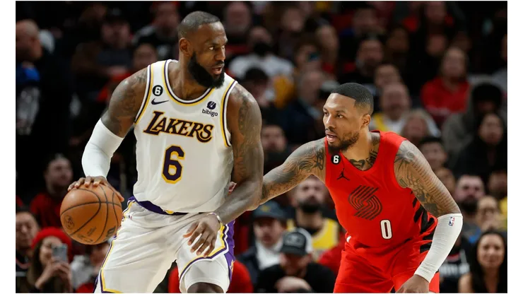 LeBron James y Damian Lillard