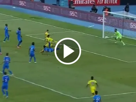 VIDEO: Cristiano Ronaldo tuvo una chance inmejorable y Al Owais le arruinó el gol