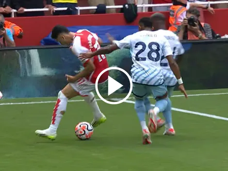 VIDEO: Ruleta a lo Zidane de Martinelli y gol de Nketiah para el Arsenal