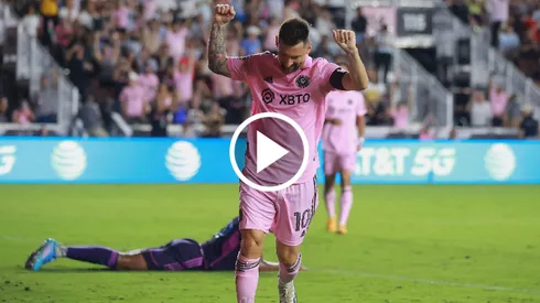 Messi y su alegría tras el gol ante Charlotte FC.