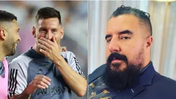 Jordi Alba, Lionel Messi y Álvaro Morales.