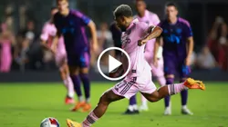 Así pateó Josef Martínez para el gol de Inter Miami.