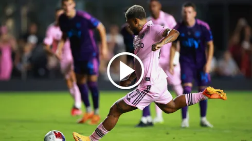 Así pateó Josef Martínez para el gol de Inter Miami.