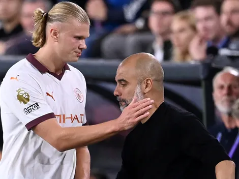 Haaland dejó enigmático mensaje tras discusión con Guardiola