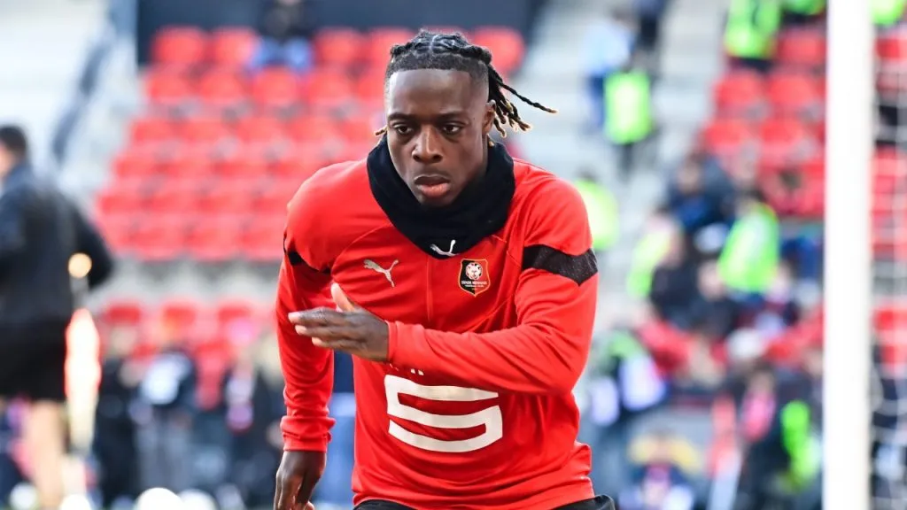 Jérémy Doku, figura de Stade Rennais (IMAGO / PanoramiC).