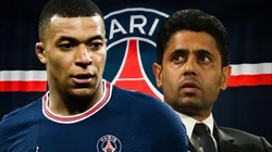 Kylian Mbappé y Nasser Al-Khelaifi.