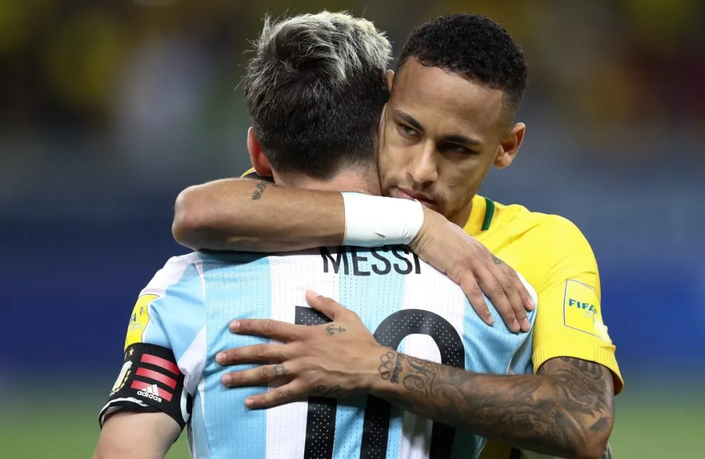 Lionel Messi y Neymar: Getty Images