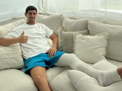 El esperanzador mensaje de Courtois tras su grave lesión