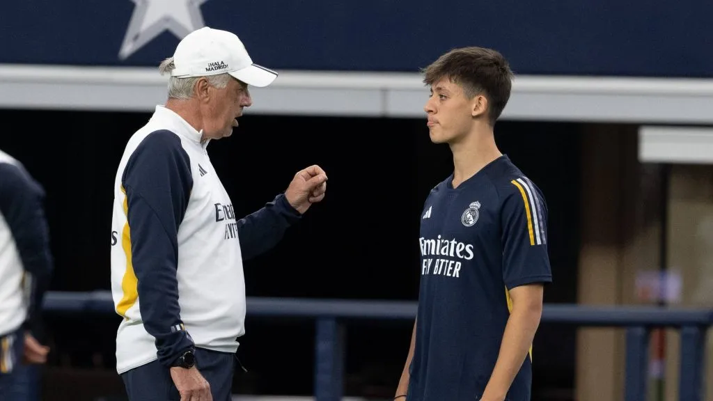 Arda Güler se lesionó entrenando con el Real Madrid.