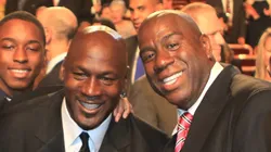 Michael Jordan y Magic Johnson.