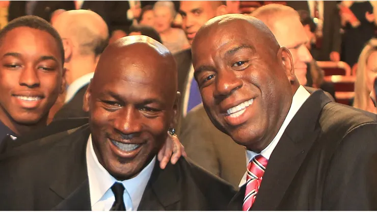 Michael Jordan y Magic Johnson.