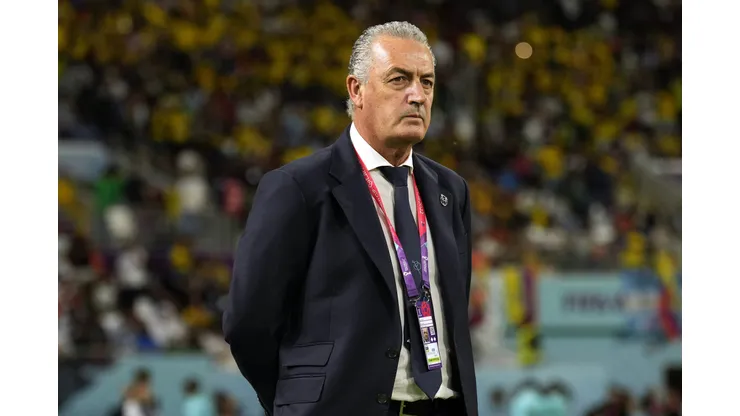 Gustavo Alfaro en Qatar 2022. Foto: Getty.