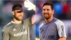 Nick Marsman y Leo Messi.