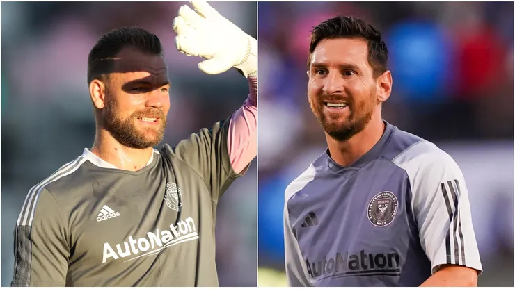 Nick Marsman y Leo Messi.