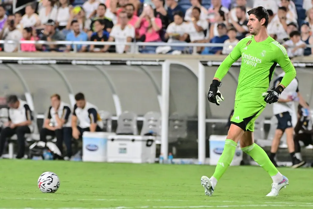 Thibaut Courtois estuvo presente en los partidos de la pretemporada, pero desgraciadamente se perderá gran parte de la campaña 2023/2024. Getty Images.