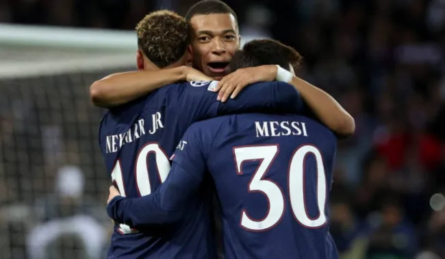 Lionel Messi, Neymar y Kylian Mbappe: Getty