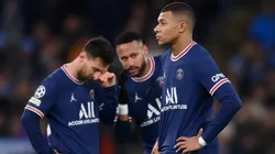 Lionel Messi, Neymar y Kylian Mbappé.